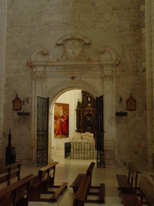 Capilla panteon del cid monasterio San Pedro de Cardeña